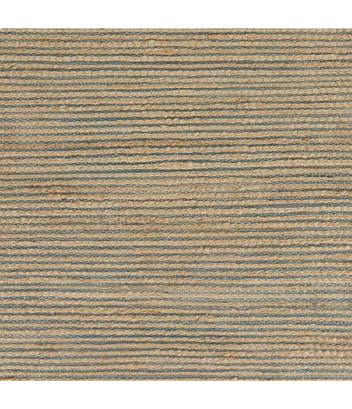 LR Home Natural Fiber Natural/Blue 03378 9 ft. X 12 ft. Rect. Rug