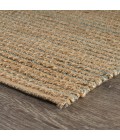 LR Home Natural Fiber Natural/Blue 03378 9 ft. X 12 ft. Rect. Rug