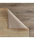 LR Home Natural Fiber Natural/Blue 03378 9 ft. X 12 ft. Rect. Rug