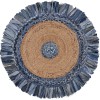 LR Home Natural Fiber 3380 Denim/ Blue 3'6