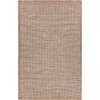 LR Home Natural Fiber Tan/Off-White 03385 7 ft. 9 in. X 9 ft. 9 in. Rect. Rug