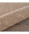LR Home Natural Fiber Tan/Off-White 03385 7 ft. 9 in. X 9 ft. 9 in. Rect. Rug