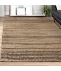 LR Home Natural Fiber Tan/Black 03387 9 ft. X 12 ft. Rect. Rug