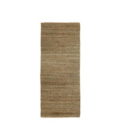 LR Home Nathalia NAT-AJ Natural jute /smoke green 2 ft. 6 in. x 7 ft. 9 in. Runner Rug