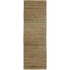 LR Home Natural Fiber Natural jute /smoke green 03391 2 ft. 6 in. X 7 ft. 9 in. Rect. Rug
