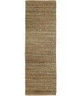 LR Home Natural Fiber Natural jute /smoke green 03391 2 ft. 6 in. X 7 ft. 9 in. Rect. Rug