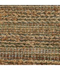 LR Home Natural Fiber Natural jute /smoke green 03391 2 ft. 6 in. X 7 ft. 9 in. Rect. Rug