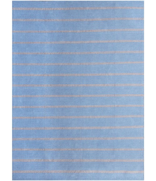 LR Home Hampton Light Blue/Tan 03393 5 ft. X 7 ft. 9 in. Rect. Rug