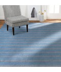 LR Home Hampton Light Blue/Tan 03393 5 ft. X 7 ft. 9 in. Rect. Rug