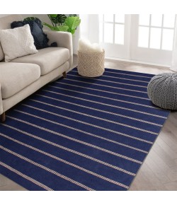 LR Home Hampton Navy Blue/Tan 03396 9 ft. X 12 ft. Rect. Rug