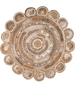 Brynn NAT-AX Bleach Area Rug 6 ft. Round