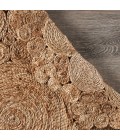 LR Home NATURAL FIBER 12046 Natural 7'-6" X 7'-6" Round Rug