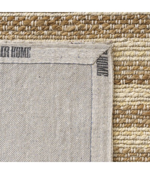 LR Home Natural Fiber White/Natural 82489 2 ft. X 3 ft. Rect. Rug
