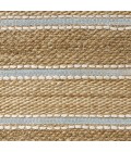 LR Home Natural Fiber Spa Blue/Natural 82490 5 ft. X 7 ft. 9 in. Rect. Rug
