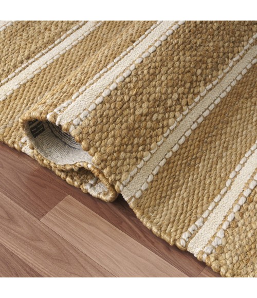 LR Home Natural Fiber Ivory/Natural 82524 9 ft. X 12 ft. Rect. Rug