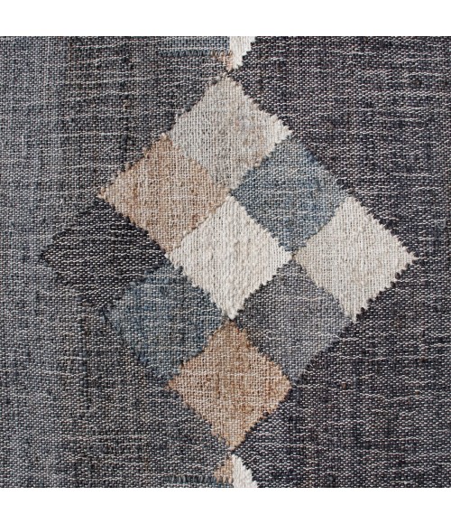 LR Home Nimroz Tan/Black/Blue/Gray/White 81984 2 ft. X 3 ft. Rect. Rug
