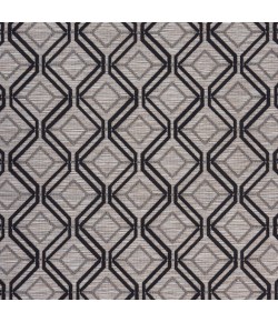 Reese RET-AU Black Area Rug 5 ft. X 7 ft. Rectangle