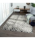 LR Home Ridgewood 82130 Gray 7'9" X 9'9 Rect. Rug