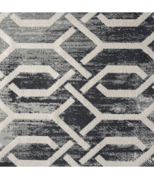 LR Home Ridgewood 82130 Gray 7'9" X 9'9 Rect. Rug