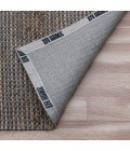 LR Home Rondane Dark Gray/Natural 03421 5 ft. X 7 ft. 9 in. Rect. Rug