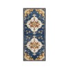 Rachel RUG-AE Blue/Yellow 2 ft. 3 in. x 6 ft. 9 in. Runner Area Rug
