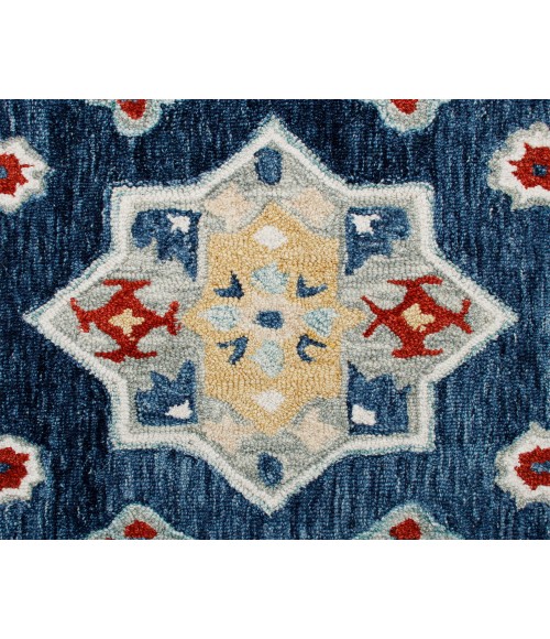LR Home LR AREA RUG 22146 Blue 2'-3" X 6'-9 Rect. Rug