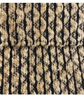 LR Home LR AREA RUG 99641 Jet Black 5'0" X 7'0 Rect. Rug