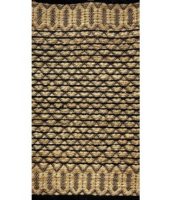 LR Home Lr Area Rug 99641 Jet Black 5'0