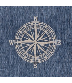 Samantha SEA-AT Navy Area Rug 7 ft. 6 in. X 9 ft. 5 in. Rectangle