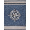 Samantha SEA-AT Navy Area Rug 7 ft. 6 in. X 9 ft. 5 in. Rectangle