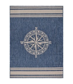 Samantha SEA-AT Navy Area Rug 7 ft. 6 in. X 9 ft. 5 in. Rectangle