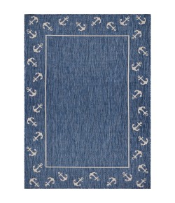 Samantha SEA-AU Navy Area Rug 7 ft. 6 in. X 9 ft. 5 in. Rectangle