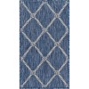 Samantha SEA-AX Navy Area Rug 1 ft. 10 in. X 3 ft. Rectangle