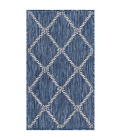 Samantha SEA-AX Navy Area Rug 1 ft. 10 in. X 3 ft. Rectangle