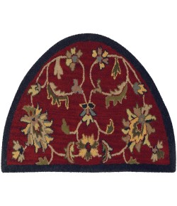 LR Home Shapes 10582 Red/ Navy 1'8