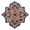 Shena SHA-AA Gold Area Rug 7 ft. Star Star