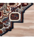 LR Home SHAPES 50923 Gold/ Blue 7' X 7' Round Rug