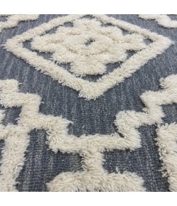 LR Home Sindy SIN-AJ Gray Area Rug 4 ft. Round
