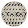 Sindy SIN-AK Navy Area Rug 6 ft. Round
