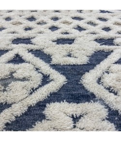 LR Home Sindy SIN-AK Navy Area Rug 6 ft. Round
