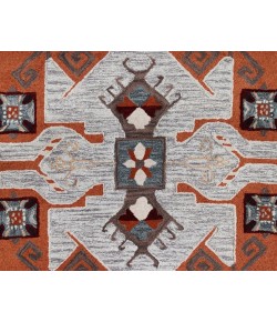 Sindy SIN-AO Terracotta Area Rug 6 ft. Round