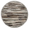 Sindy SIN-AQ Gray Area Rug 6 ft. Round