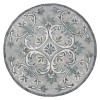 Sindy SIN-AS Taupe Area Rug 4 ft. Round