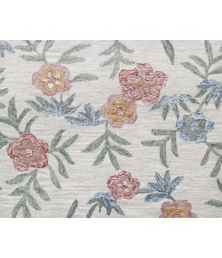 Sindy SIN-AV Cream Area Rug 6 ft. Round