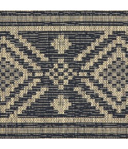 Sylvestra SUN-AX Black Area Rug 7 ft. 9 in. X 9 ft. 9 in. Rectangle