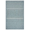 LR Home Sun Shower 81247 Blue/ Gray 3' X 5' Rect. Rug