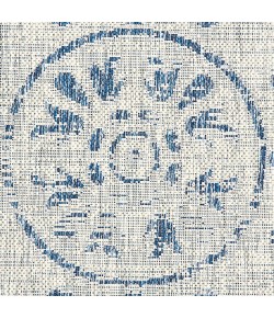 Sylvestra SUN-AC Navy Area Rug 7 ft. 9 in. X 9 ft. 9 in. Rectangle