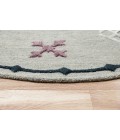 LR Home VIBRANCE 3564 Gray 7' X 7' Round Rug
