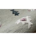 LR Home VIBRANCE 3564 Gray 7' X 7' Round Rug