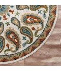 LR Home VIBRANCE 3565 Ivory/ Multi 7' X 7' Round Rug